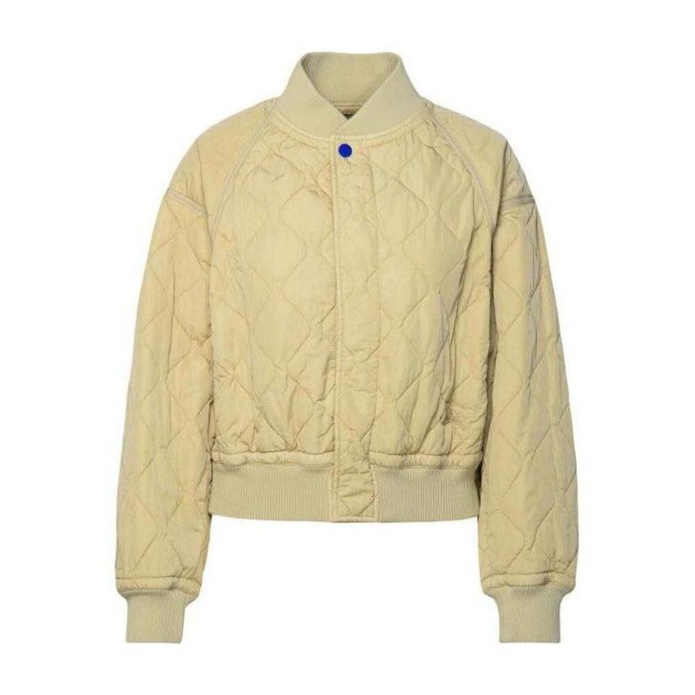 Quilted Nylon Bomber Jacket